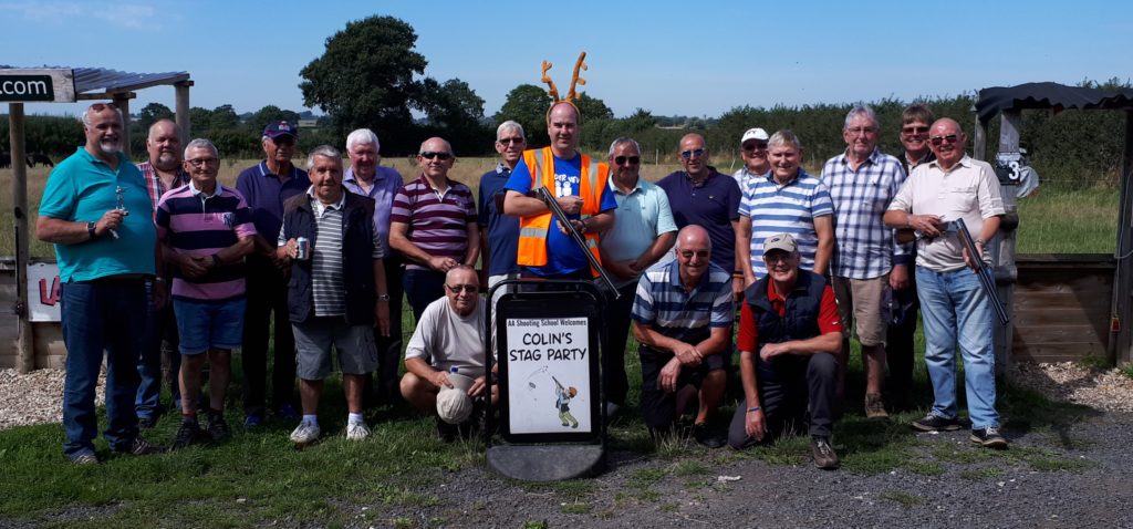 Clay shooting Stag party